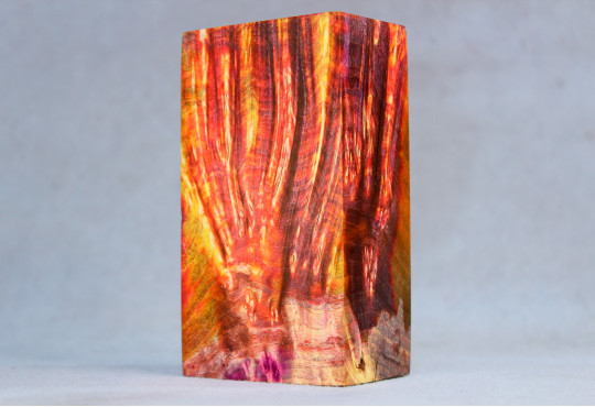 Stabilized Maple Burl Wood Mod Block